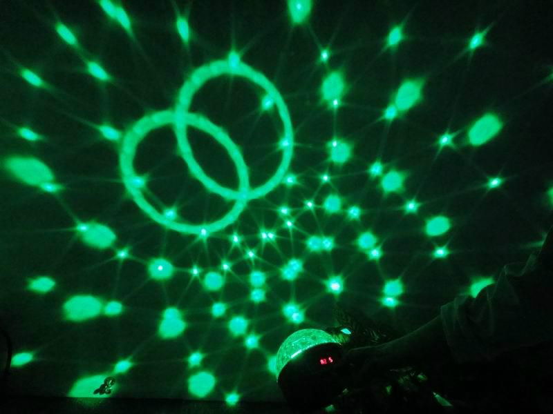 led crystal magic ball stage effect light disco light DJ light 9W 5