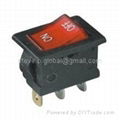 Miniature Illuminated Rocker Switch