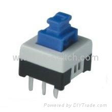 Sub-Miniature Latching Push Button Switch