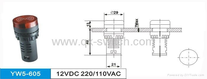 Indicator Lamps with Wires 4