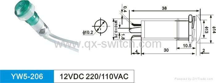 Indicator Lamps with Wires 5