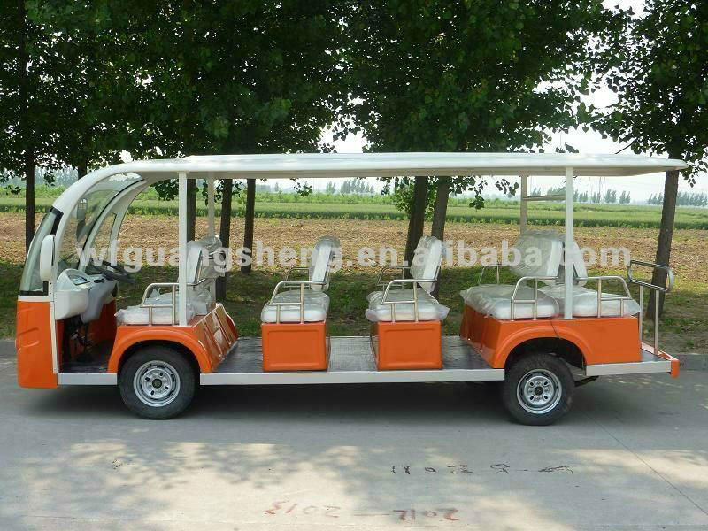 Solar electric bus sightseeing city bus for 14 persons GS5/514 2