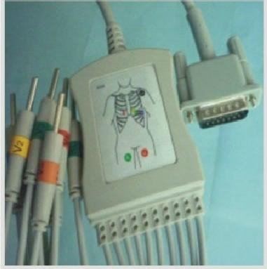 one- piece series EKG cable Leads 2