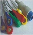 one- piece series EKG cable Leads 3