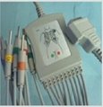 one- piece series EKG cable Leads 4
