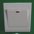 1gang 1way electric wall switch with