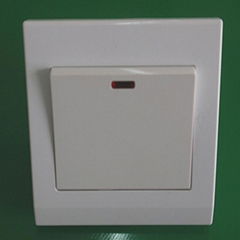 1gang 1way electric wall switch with neon