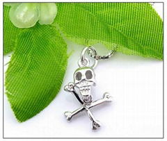 Sterling Silver Pendant 925 Silver Pendant Skull Pendant