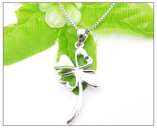 Silver Four Clover Pendant Charm (Customized Design Accept) 2