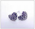 Silver CZ stones Earring ( Customized Design Accept) 3