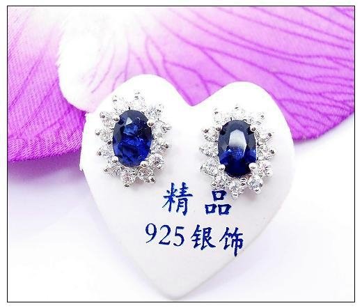 925 Sterling Silver Cz Stones Earring ( Customized Design Accept) 3