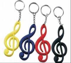 Musical Note Key chain