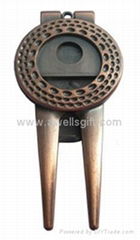 hat clip;golt divot tool