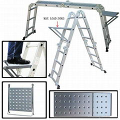 Aluminium multi-purpose ladder 4X3 