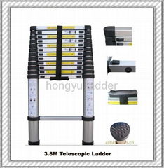 高檔鋁合金多功能伸縮梯竹節梯3.8米