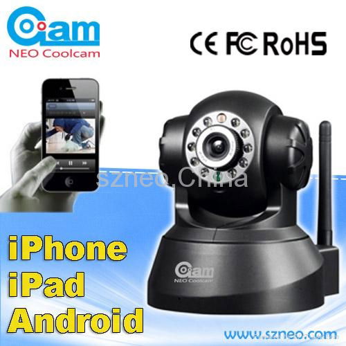 wireless wifi ip camera with  IR night vision 15m