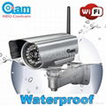  wireless outdoor weatherproof  ip camera night vision 20m 2