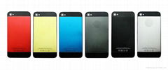 for iphone 4s colorful matting glass back cover/housing