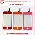 hot selling for iphone 3GS colorful touch screen digitizer 3