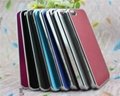 for iPhone 5 TPU multi color metal drawbench case 2