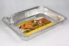 Rectangle aluminum foil tray