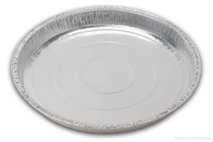 round aluminum foil pizza container