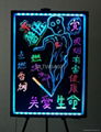 FOB Negotiable Double side Hardened Acrylic 60x80x1.2（cm）LED writing board 5