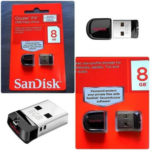 SanDisk 4GB Cruzer Fit USB Flash Drive 5