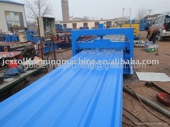 900 IBR roof tile roll forming machine 4