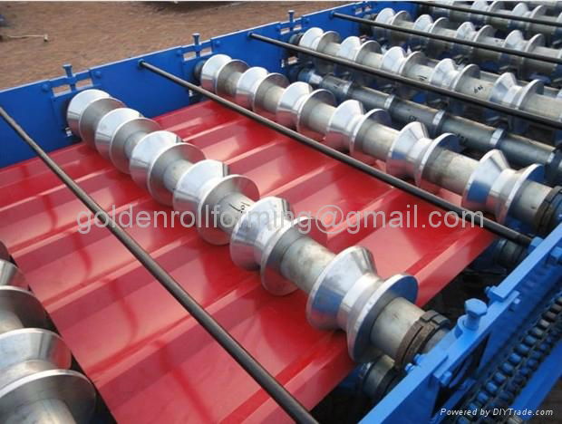 900 IBR roof tile roll forming machine 5