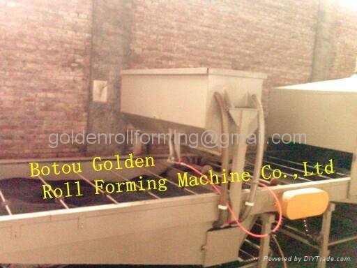 stone chip coated metal roofing machine 2