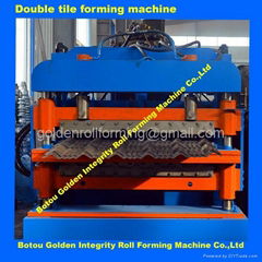 double deck layer corrugated and IBR roll forming machine