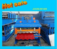 metal step tile roll forming machine