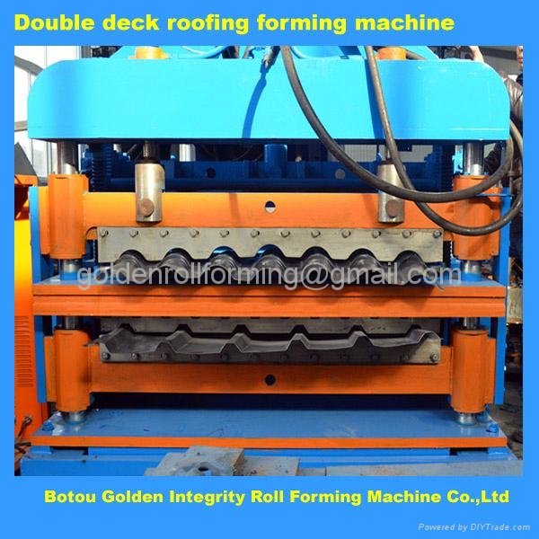 steel step tile roofing tile making machinery