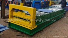 color coated steel roof/wall panel forming machine