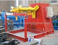 color steel coil hydraulic de-coiler