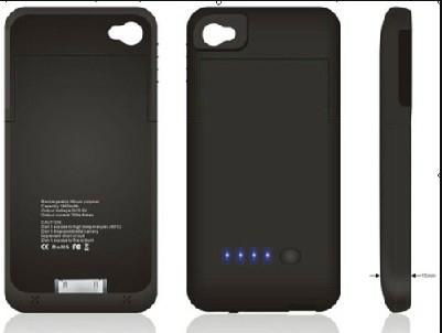 iPhone4 External Rechargeable Battery Pack Case 