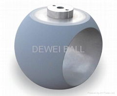 trunnion valve ball