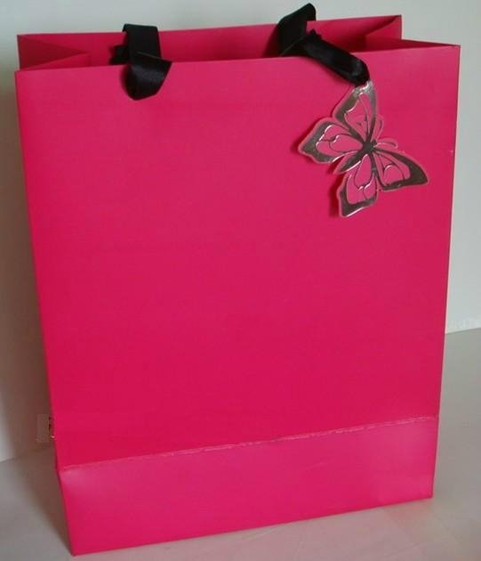 High quality cardboard packaging bags/gift bags 2