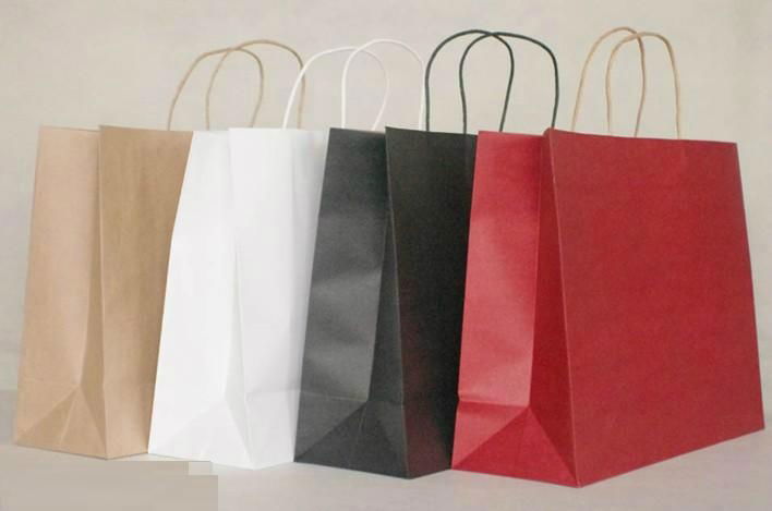 Kraft paper Environmental protection shopping bag/garment packaging bag