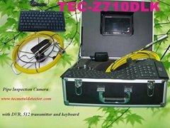 20/40/50M Underwater Sewer Pipe Inspection Camera with DVR&Keyboard TEC-Z710DLK
