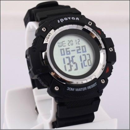  spovan Multi function Digital Sport watch+Barometer+Altimeter+Temperature+shock