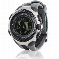 sport watch barometer altimeter therometer weather forcaste america sensor 