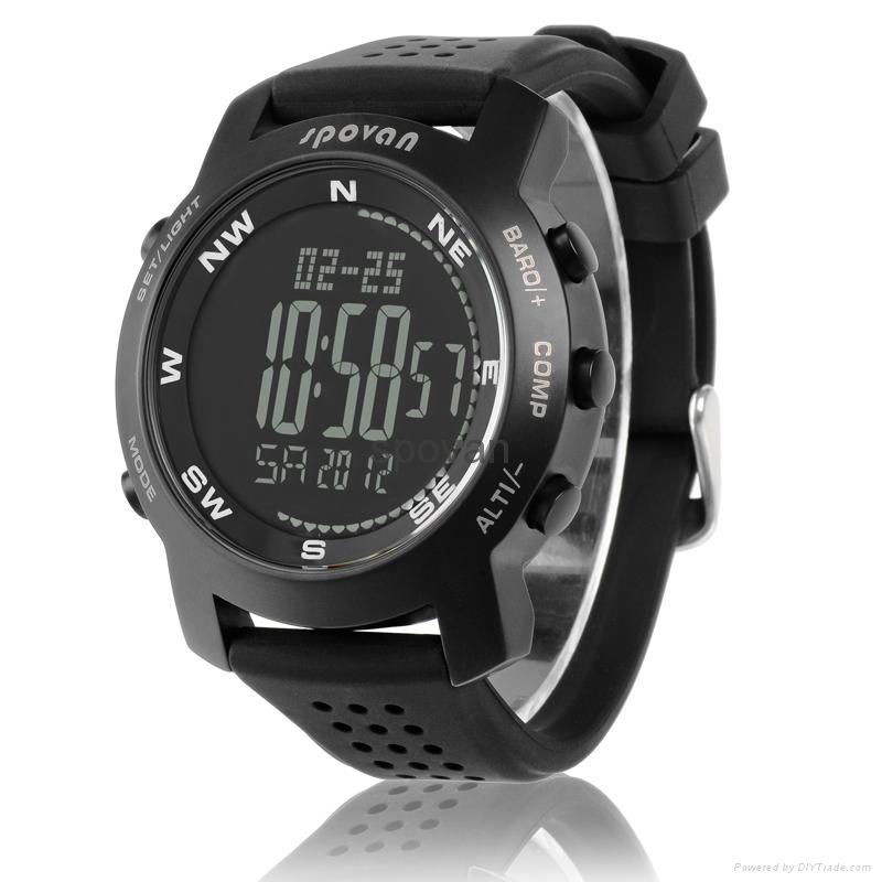 Bravo outdoor multifunctional sport watch compass sensor barometer altimeter