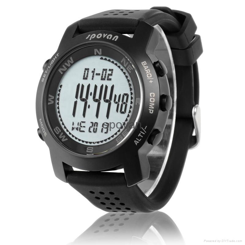Bravo outdoor multifunctional sport watch compass sensor barometer altimeter 2