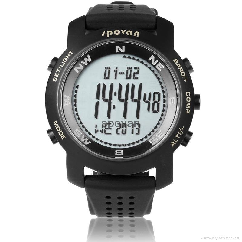 Bravo outdoor multifunctional sport watch compass sensor barometer altimeter 3