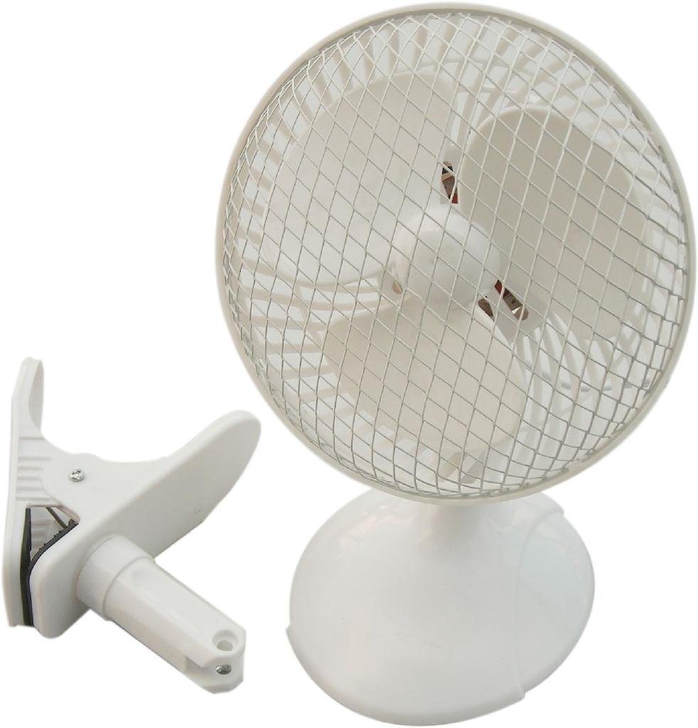 table and clip fan