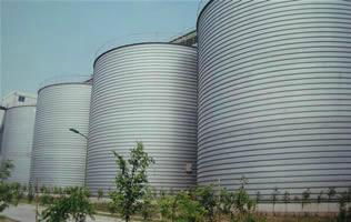 grain silo for sawdust