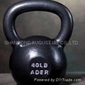 natural surface cast iron kettlebell 1