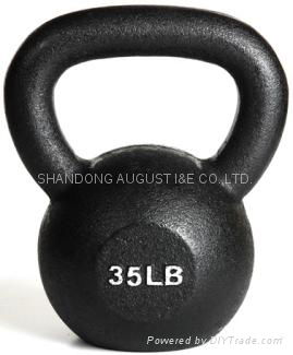 natural surface cast iron kettlebell 2